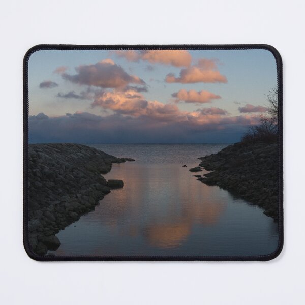 Item preview, Pink and Blue Serenity - a Lakefront Stillness designed and sold by Georgia Mizuleva.