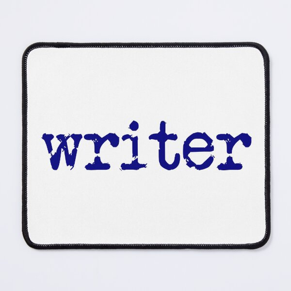 Item preview, writer in navy designed and sold by TeaRoseWriter.