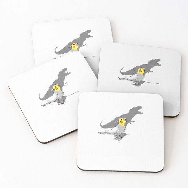 Item preview, dinosaur shadow cockatiel Funny  designed and sold by Honasbb992.