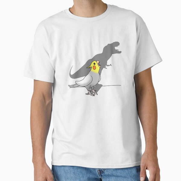 Item preview, dinosaur shadow cockatiel Funny  designed and sold by Honasbb992.