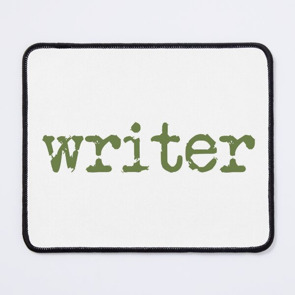 Item preview, writer in military green designed and sold by TeaRoseWriter.