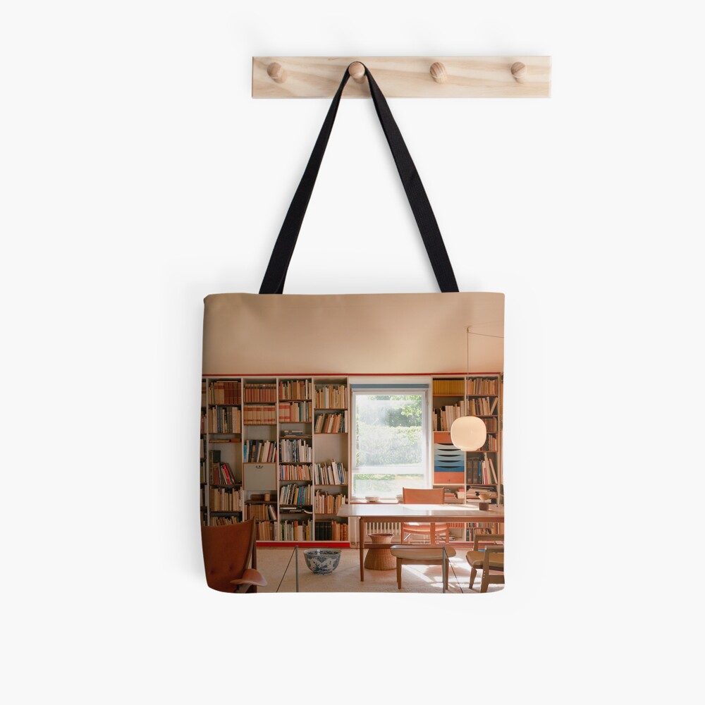 Tyvek® Newspaper Print Design with Black Zip | BO-BORSA Tote Bags