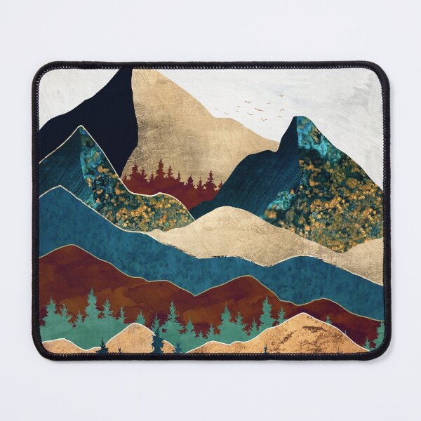 Item preview, Malachite Mountains designed and sold by spacefrogdesign.
