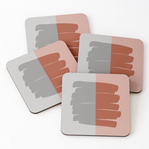 Item preview, Cinnamon orange and gray minimalist designed and sold by Ninaeva.