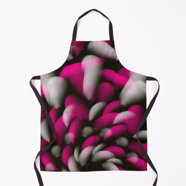 Item preview, Mesmerising Pink and white repetitive circles  designed and sold by MsArtyCrafts.