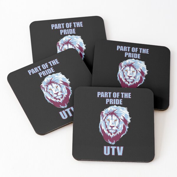 Item preview, Aston VIlla part of the pride lion illustration  designed and sold by Ashmorecreate.