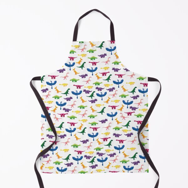 Item preview, Tiny Colorful Gouache Dinosaurs Pattern designed and sold by paintedpansy.