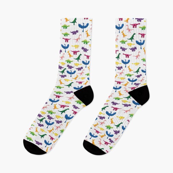 Item preview, Tiny Colorful Gouache Dinosaurs Pattern designed and sold by paintedpansy.