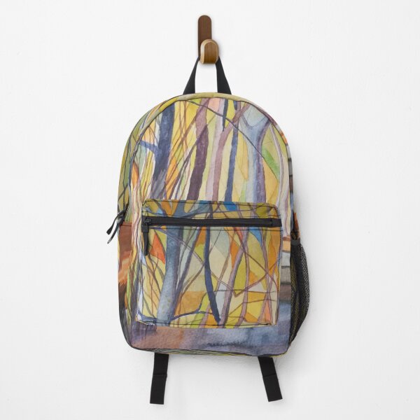 Item preview, Abstract autumnal woodland watercolour scene designed and sold by esvb.