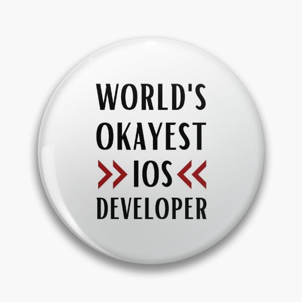 Item preview, World's Okayest IOS Developer designed and sold by Valuential.