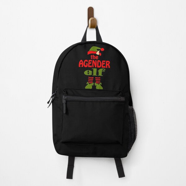 Vista previa del artículo con la obra «Agender, Agenderismo, Sin género, Género neutral, Navidad, Elfo», diseñado y vendido por LusterCraft.