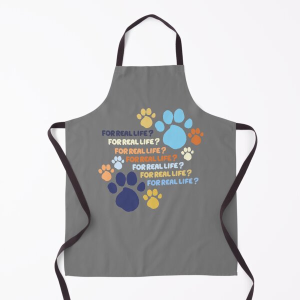 Item preview, For Real Life Blue Heeler Paw Prints designed and sold by LawsonFabrics.