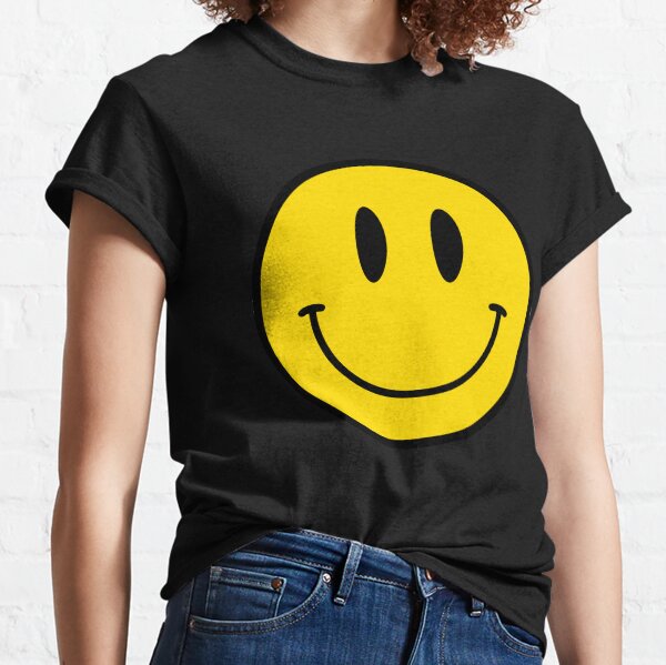 Classic Smiley Face ® Acid House Rave Techno Classic T-Shirt