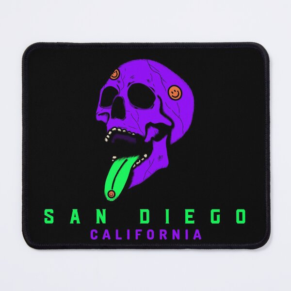 Item preview, San Diego thrash skull designed and sold by Rad-State.