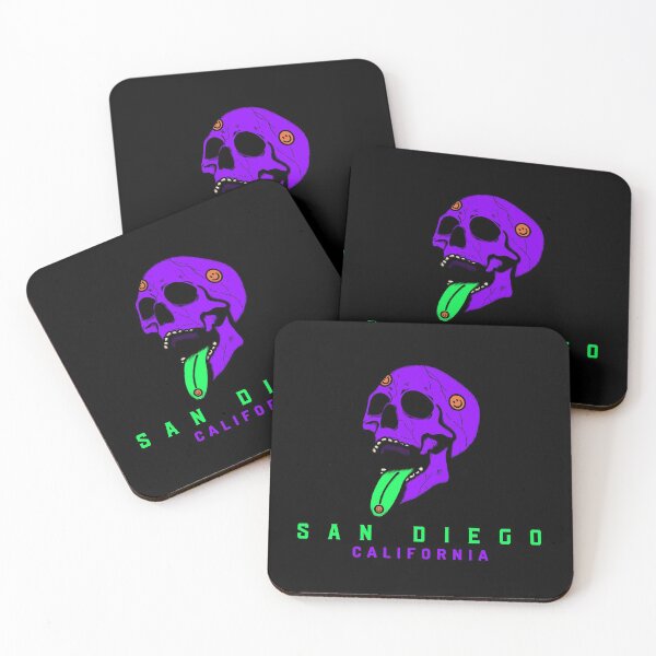 Item preview, San Diego thrash skull designed and sold by Rad-State.