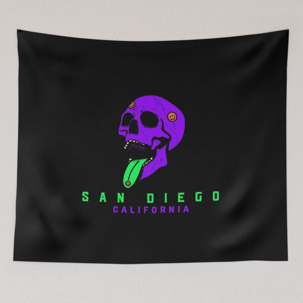 Item preview, San Diego thrash skull designed and sold by Rad-State.