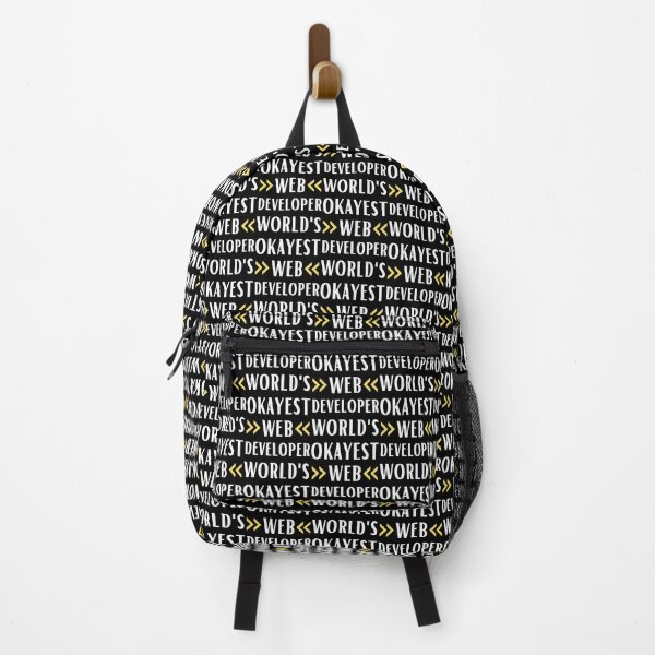 Item preview, World's Okayest Web Developer designed and sold by Valuential.