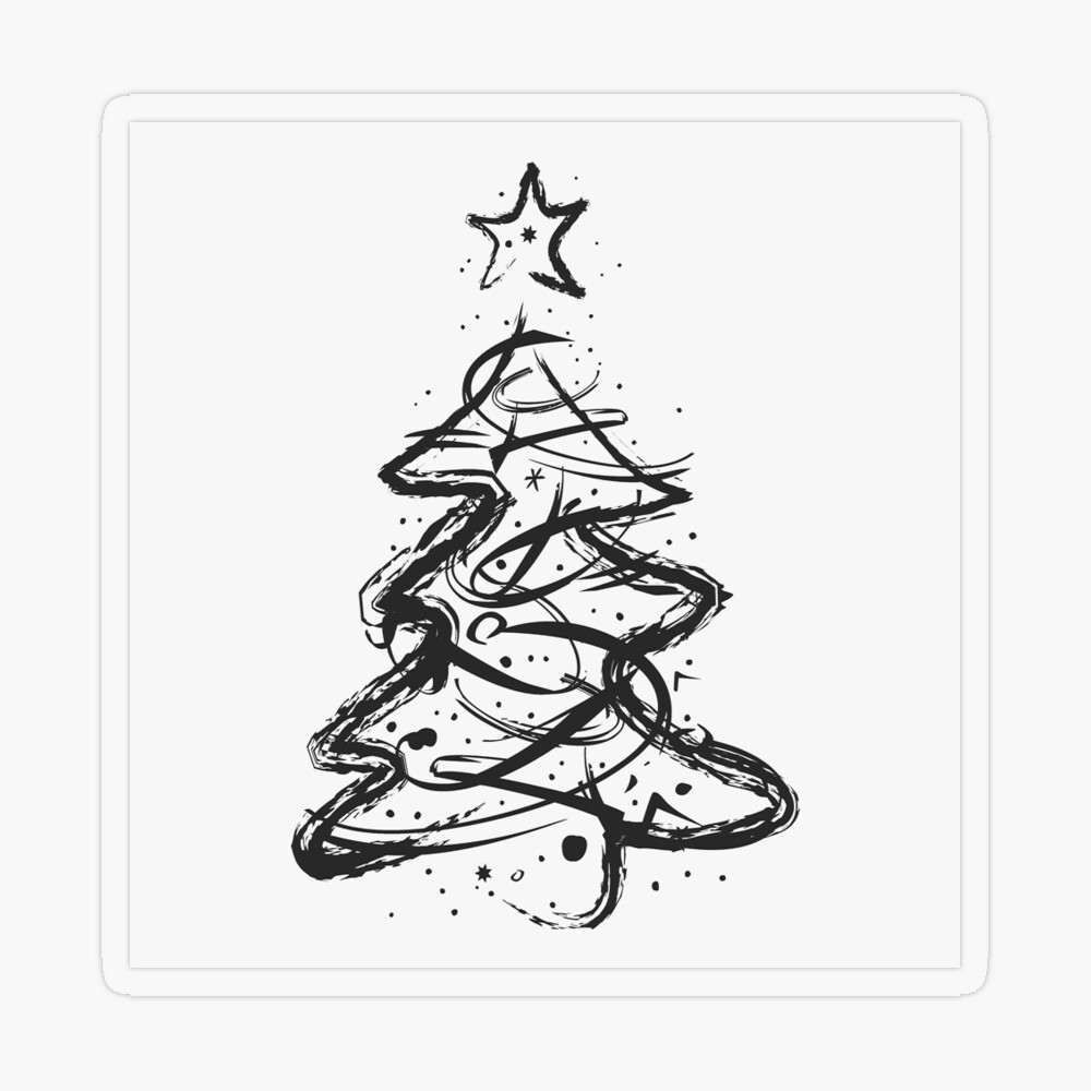 Year 1 & Year 2 Christmas Party - Christmas Tree Drawing Santa Claus - Free  Transparent PNG Download - PNGkey
