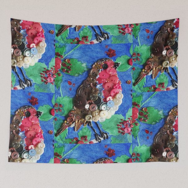Item preview, Christmas Robin buttons artwork  designed and sold by esvb.