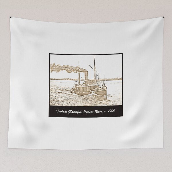 Item preview, Gladisfen Tugboat, c.1900 designed and sold by AMacGPhilly.