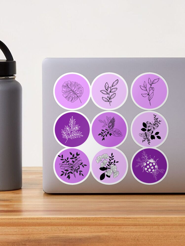 Floral Leaves Bullet Journal Sticker pack Sticker for Sale by Lilac-- Stickers