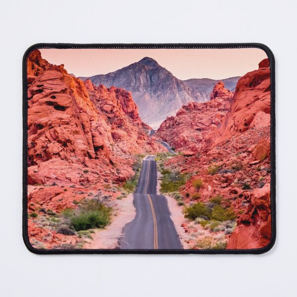 Item preview, Great Basin Highway with red effect background designed and sold by wide26.