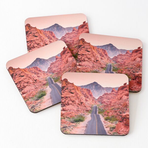 Item preview, Great Basin Highway with red effect background  designed and sold by wide26.