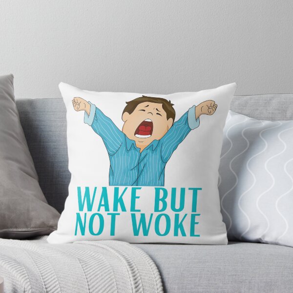 Item preview, wake but not woke Stickers designed and sold by NIKENchop.