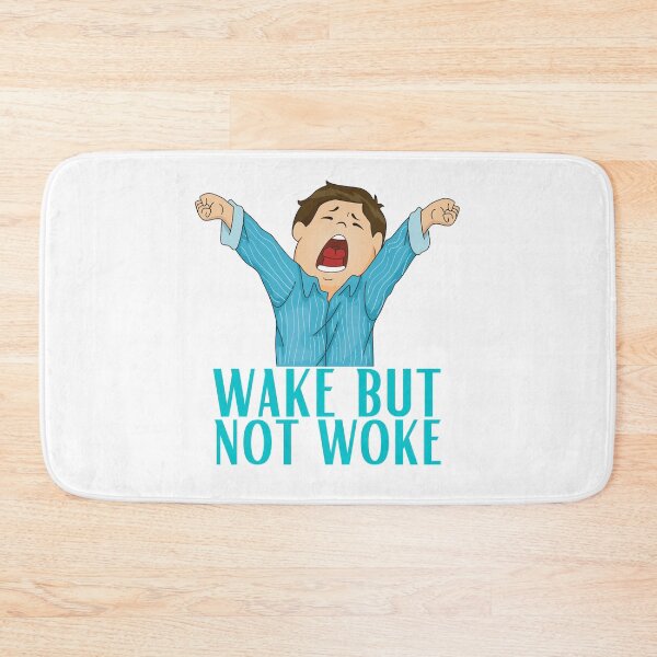 Item preview, wake but not woke Stickers designed and sold by NIKENchop.