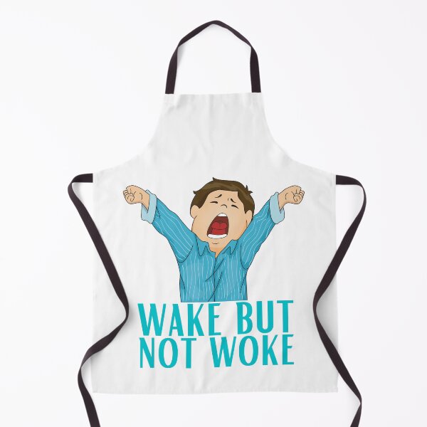 Item preview, wake but not woke Stickers designed and sold by NIKENchop.