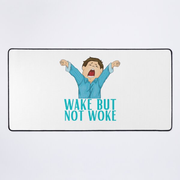Item preview, wake but not woke Stickers designed and sold by NIKENchop.