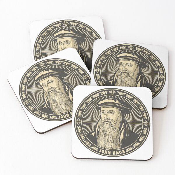 Item preview, John Knox (1513 – 1572) was a Scottish minister, theologian, and writer who was a leader of the country's Reformation. He is the founder of the Presbyterian Church of Scotland. Christian figure. designed and sold by biblebox.