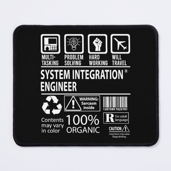 Item preview, System Integration Engineer T Shirt - MultiTasking Certified Job Gift Item Tee designed and sold by killingworthhi.