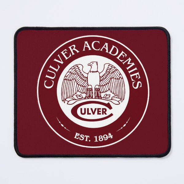 Item preview, Culver Academies logo with maroon background designed and sold by Amanda Teel.