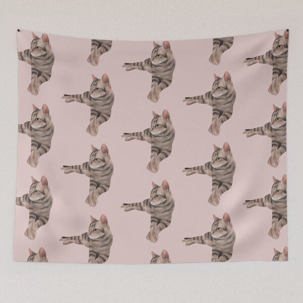 Item preview, Tabby cat portrait designed and sold by LauraO31.