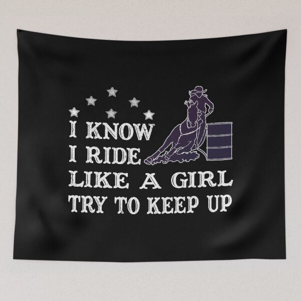 Item preview, I Know I Ride Like A Girl Try To Keep Up designed and sold by franktact.
