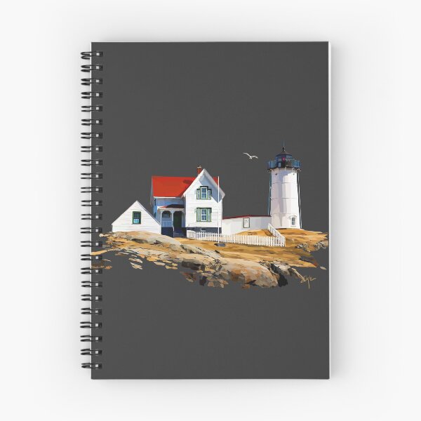 Item preview, Nubble Lighthouse in the Spring designed and sold by Emily Kalina.