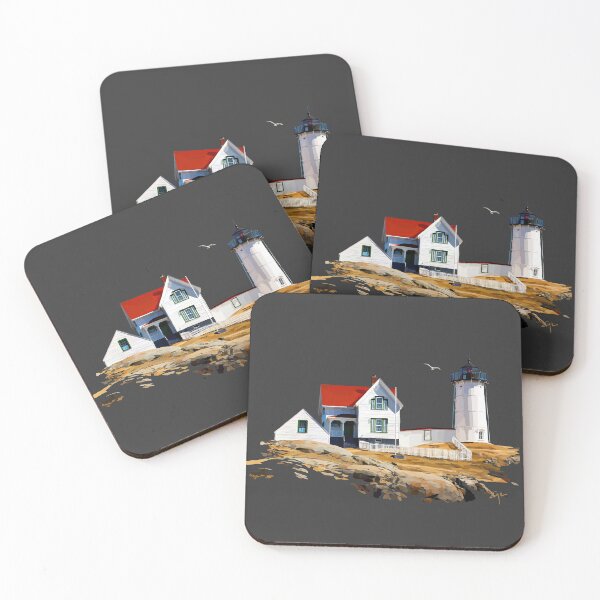Item preview, Nubble Lighthouse in the Spring designed and sold by Emily Kalina.
