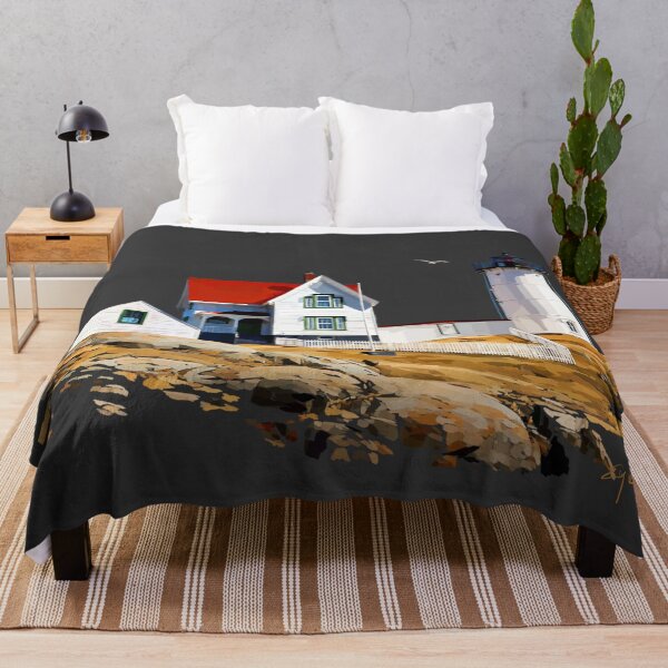 Item preview, Nubble Lighthouse in the Spring designed and sold by Emily Kalina.