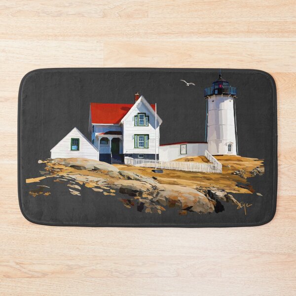 Item preview, Nubble Lighthouse in the Spring designed and sold by Emily Kalina.