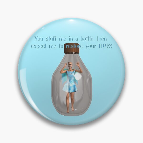 Item preview, Annoyed Hit Point Fairy in a Bottle designed and sold by dracoselene.