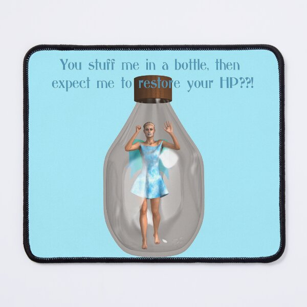 Item preview, Annoyed Hit Point Fairy in a Bottle designed and sold by dracoselene.
