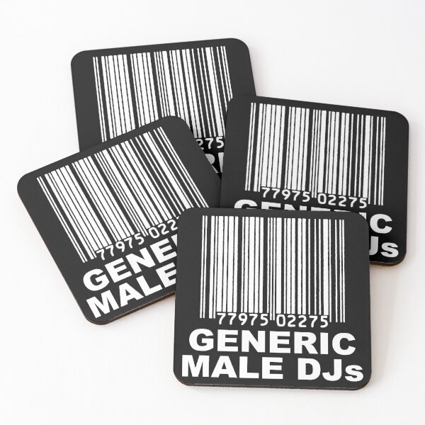 Item preview, Original Barcode Logo in White designed and sold by GMDJs.