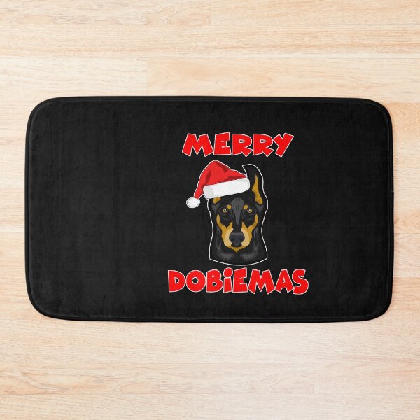 Artikelvorschau, Dobermann, Hund, Dobie, Frohe Dobiemas, Frohe Weihnachten, Geschenk, Weihnachten entworfen und verkauft von LusterCraft.
