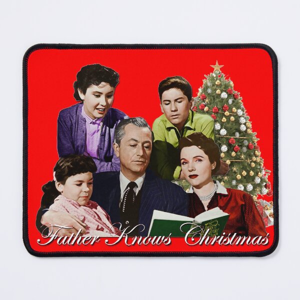 Item preview, Father Knows Christmas Retro 50s 60s Holiday Tribute. designed and sold by 90snerd.