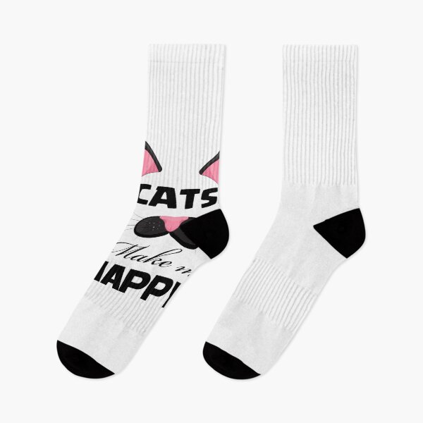 Item preview, cats make me happy  designed and sold by harounshirt.