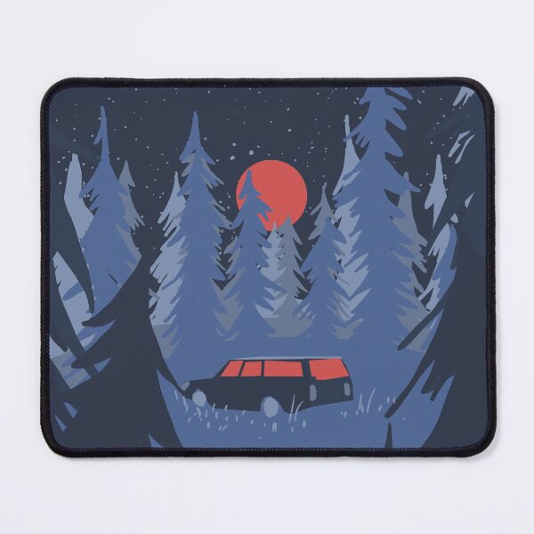 Item preview, Camping in car in forrest designed and sold by HallonSparv.