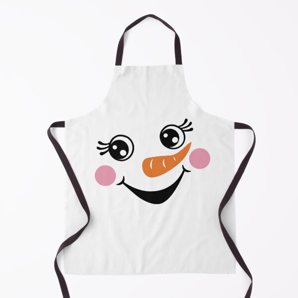 Item preview, Cute Christmas Snowman Face Costume designed and sold by The Masked Designer.
