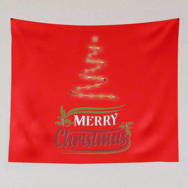 Item preview, Merry Christmas Tree Light Red Ideas 2022 designed and sold by Ross-Sergey.