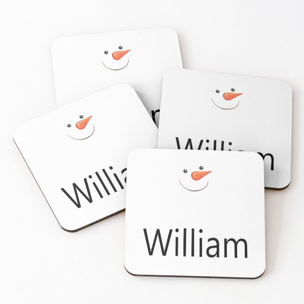 Artikelvorschau, Glückliches Schneemann-Gesicht, William entworfen und verkauft von BUTTER7FLY.